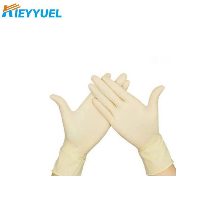 Guantes de látex médicos desechables