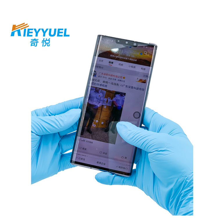 Guantes de nitrilo para examen